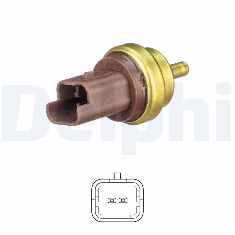 DELPHI TS10477 - Sensor, K&uuml;hlmitteltemperatur