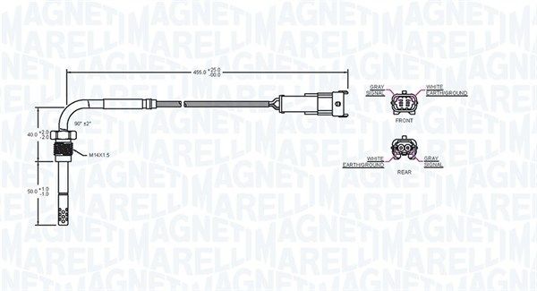 Sensor, Abgastemperatur