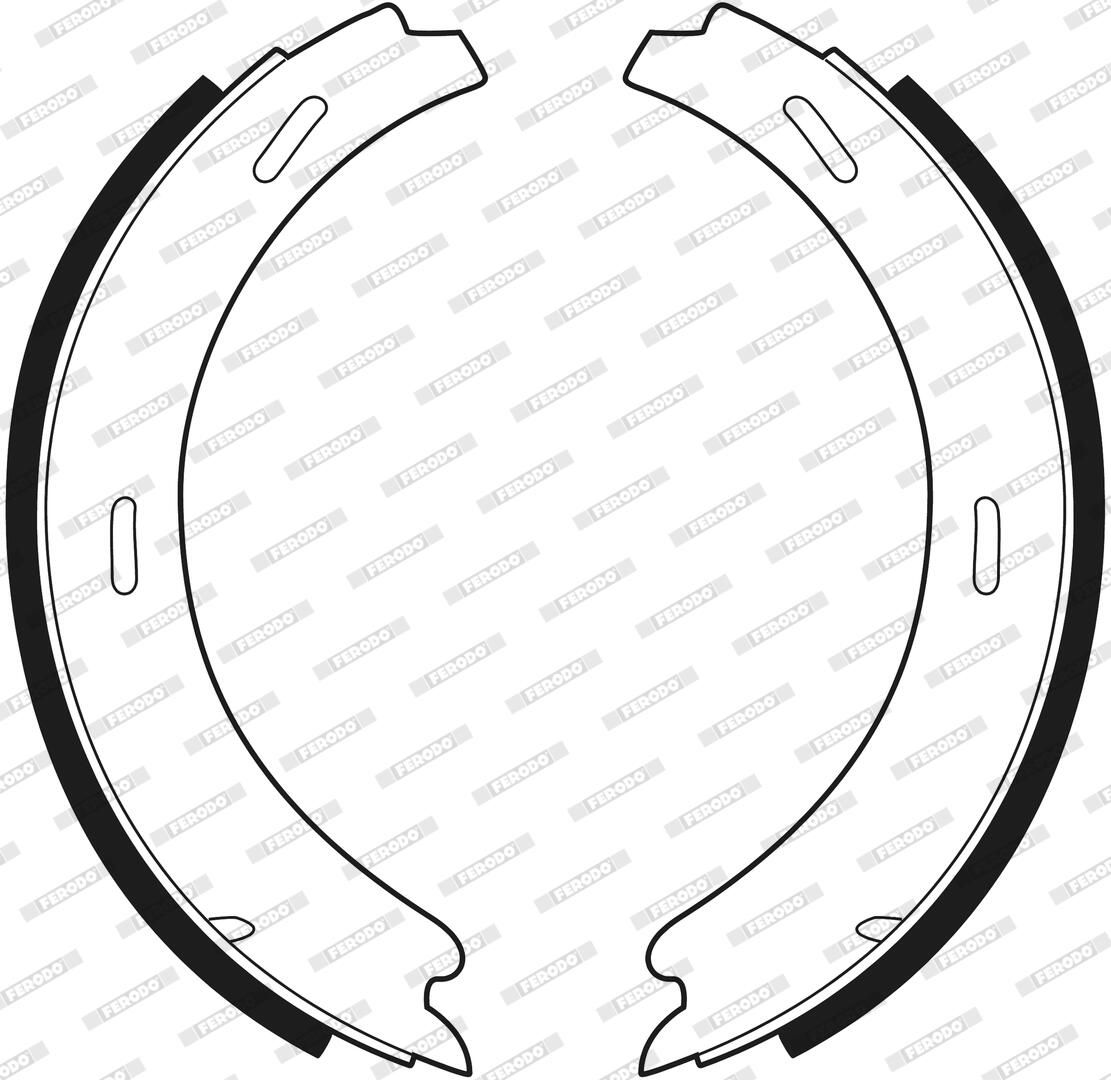 Bremsbackensatz, Feststellbremse