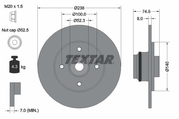 Brake Disc 92154003