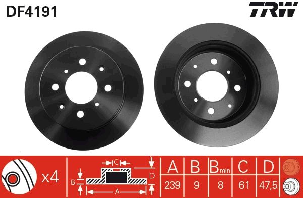 Brake Disc DF4191