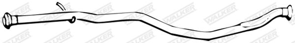 TUBE INTERMEDIAIRE PEUGEOT 405 TUR  0304