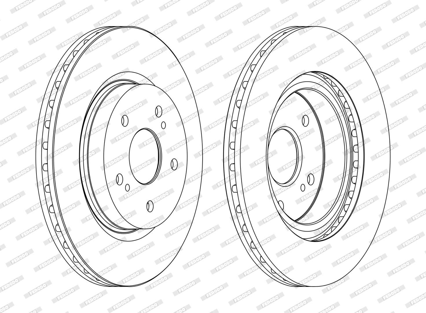 FERODO DDF1635C - Bremsscheibe PREMIER