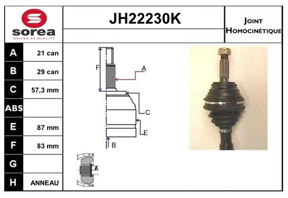 KIT CV JOINT AVEC KR - LAGUNA