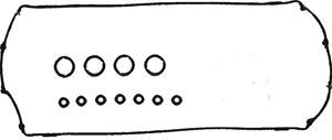 Juego de juntas, tapa de culata de cilindro