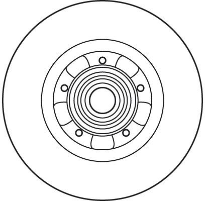 TRW BRAKE DISC - TecDoc 2