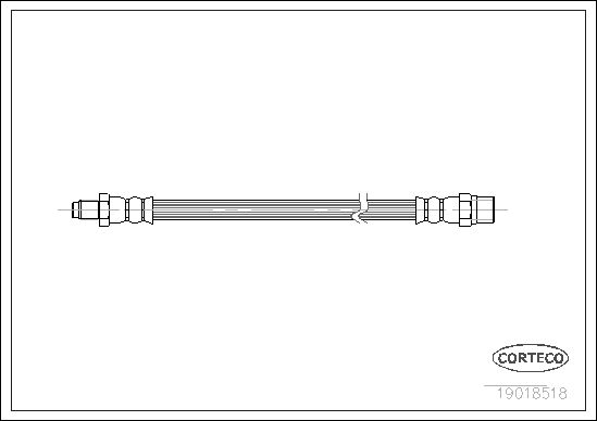 FLEXIBLE DE FREIN AUDI-MERCEDES-  0705