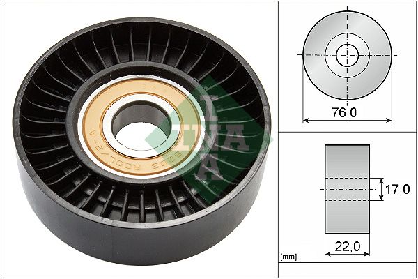 Tensioner Pulley, V-ribbed belt 531 0677 30