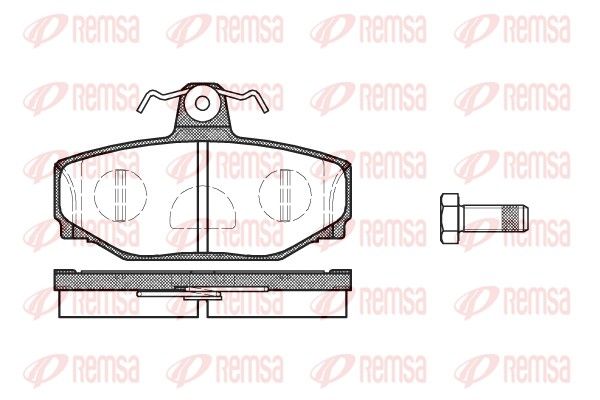 Brake Pad Set, disc brake 0297.10