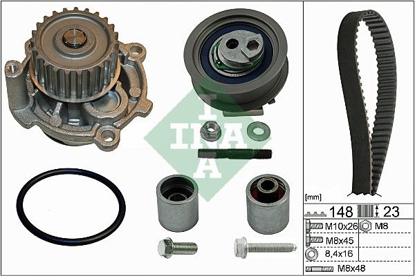 Water Pump & Timing Belt Kit 530 0445 32