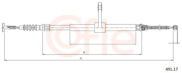 COFLE 491.17 - Seilzug, Feststellbremse