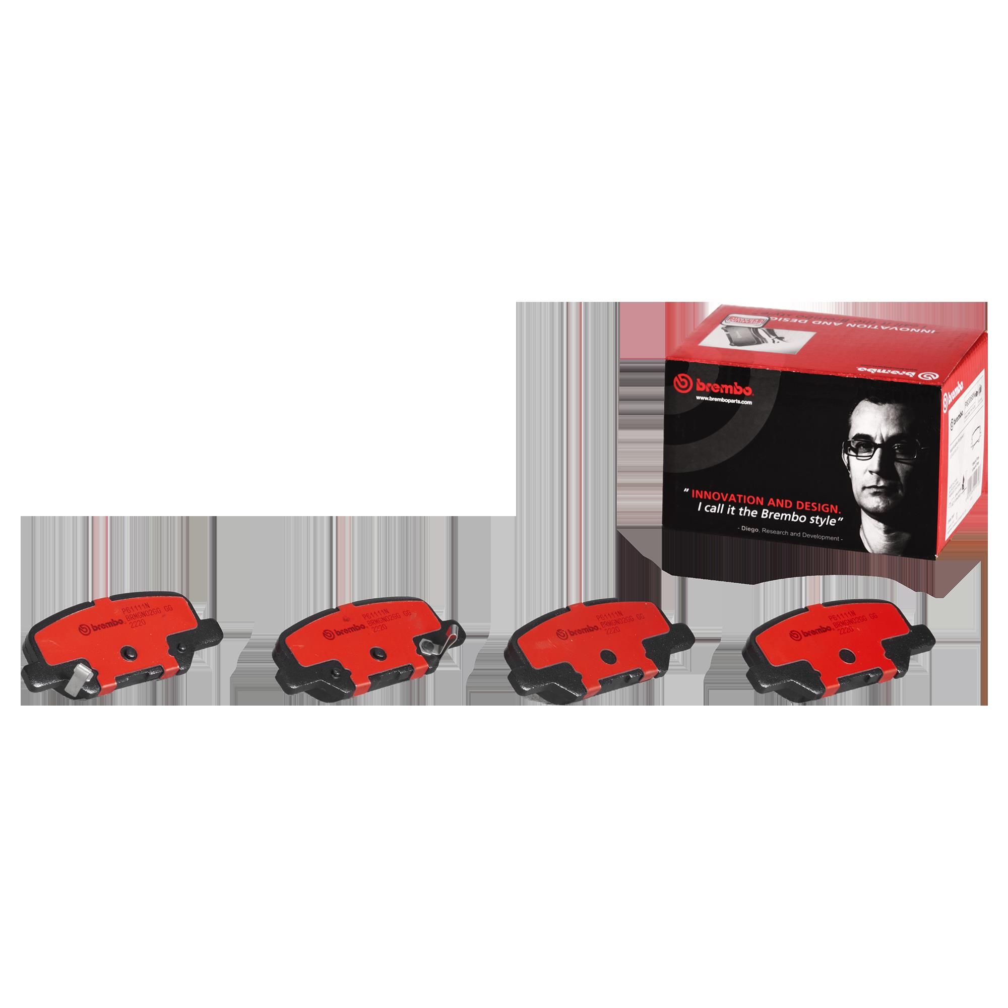 BREMBO DISC PAD -  CITROEN C4 AIRCROSS 12- (RR) - TecDoc 1