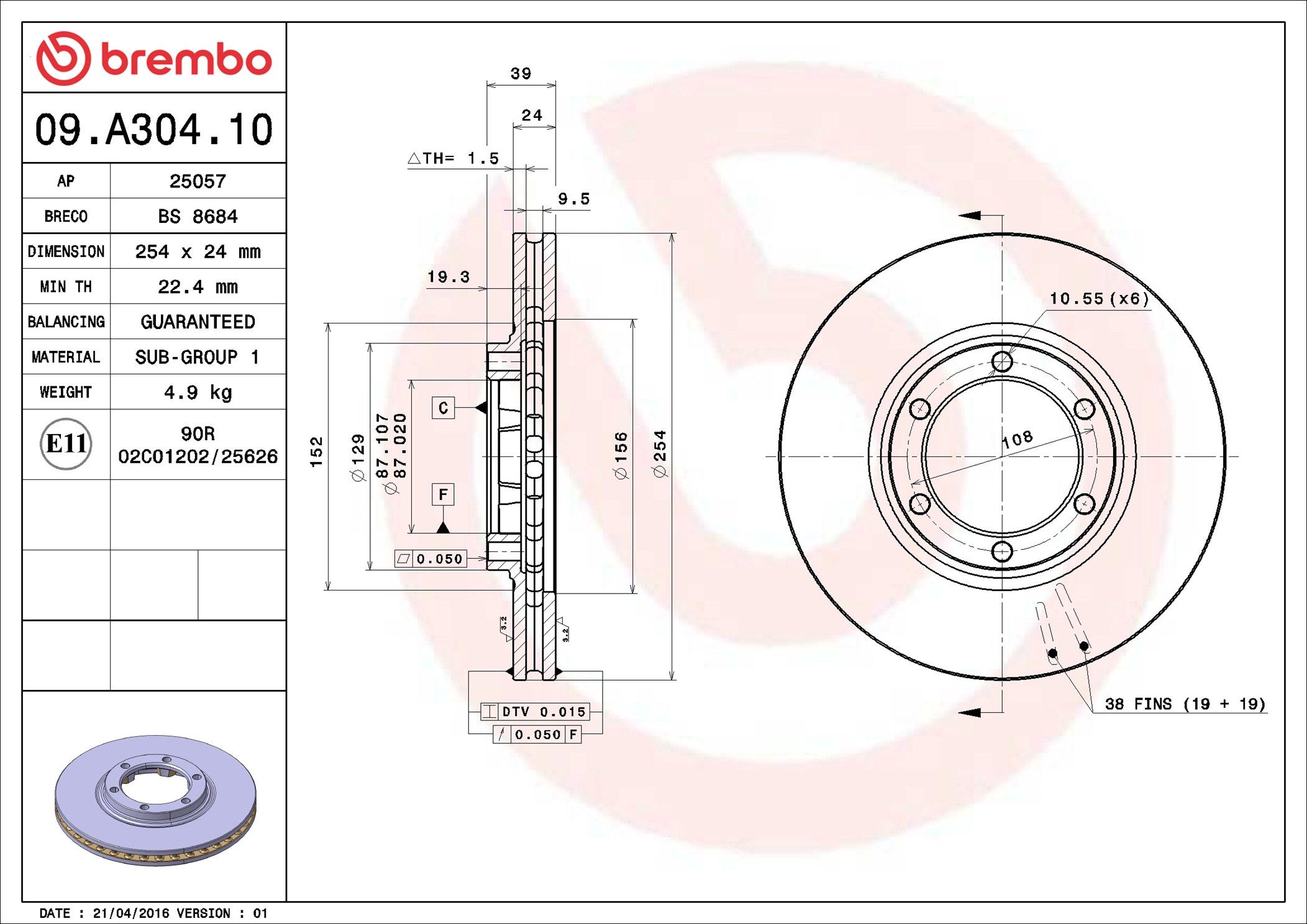 MITSUBISHI TRITON GL MK 00-06 (FRT) - TecDoc 1