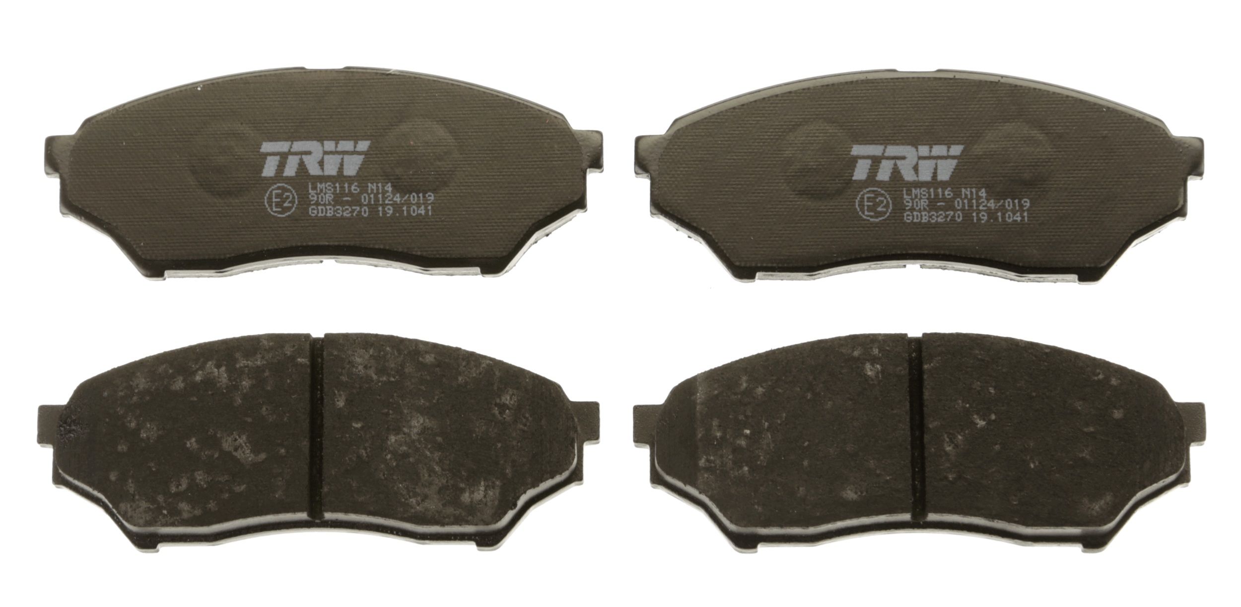 TRW DISC BRAKE PADS - TecDoc 2