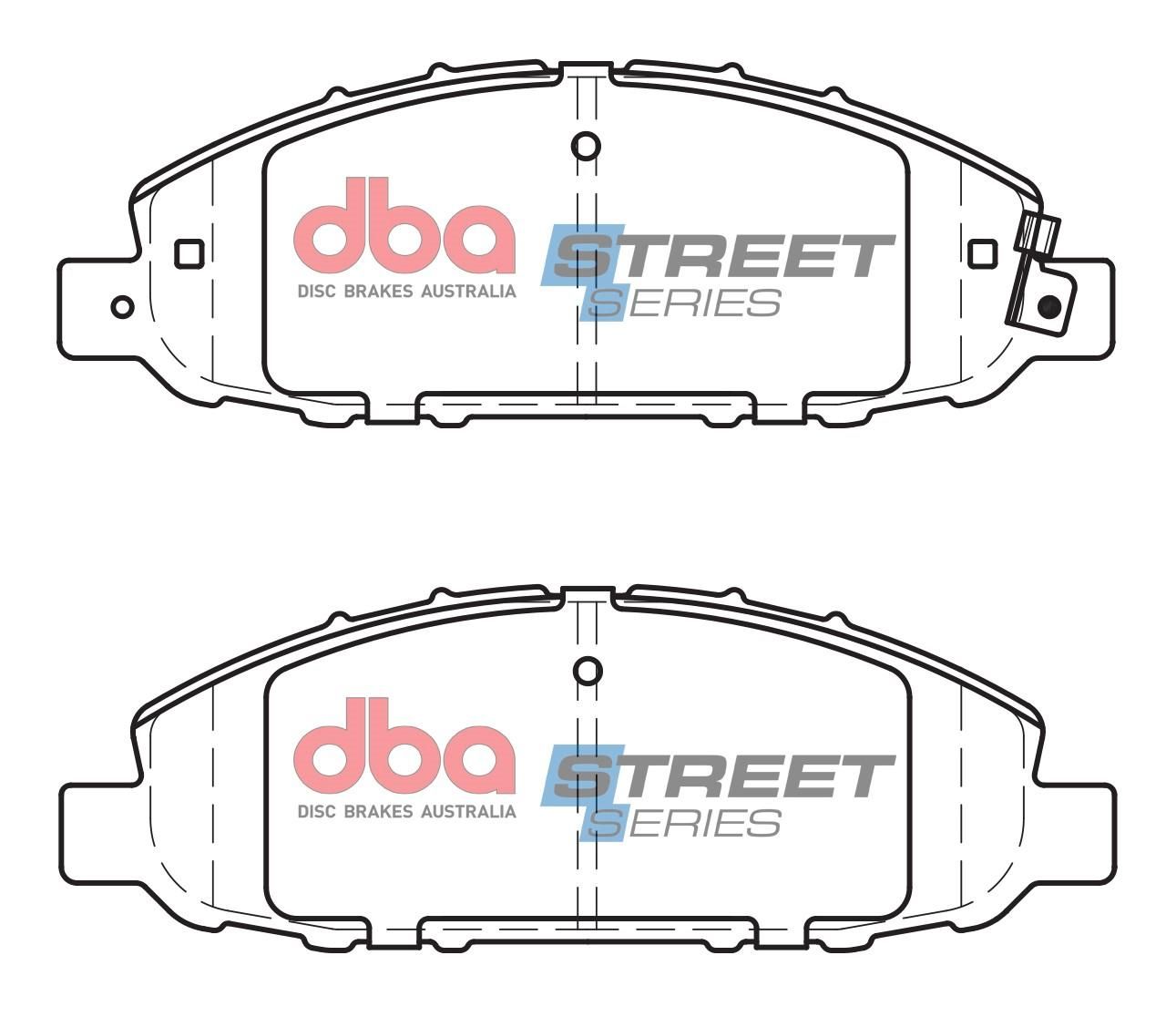 DBA SS STREET SERIES BRAKE PADS [ Nissan Urvan Estate /NV350 Urvan 2006-> F ] - TecDoc Only