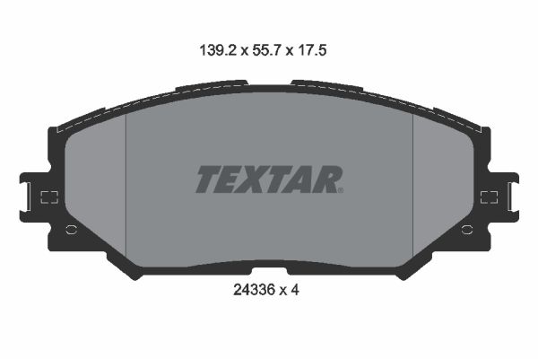 Brake Pad Set, disc brake 2433601