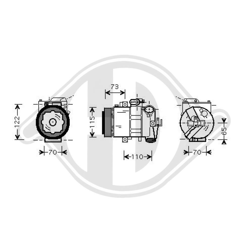 Compressor, airconditioning