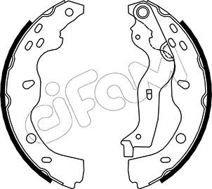 Brake Shoe Set 153-096