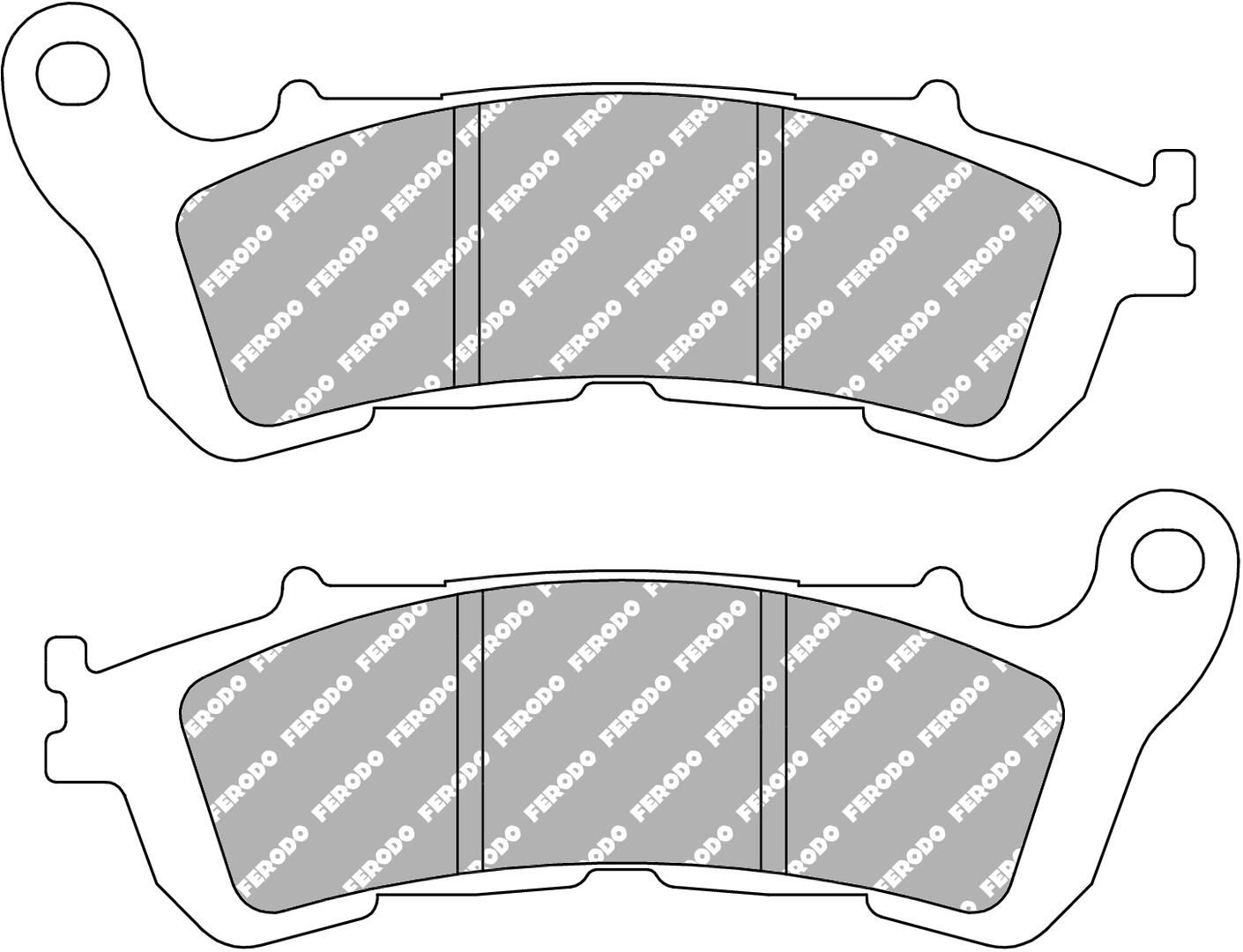 FERODO RACING FDB2196SM - Bremsbelagsatz, Scheibenbremse