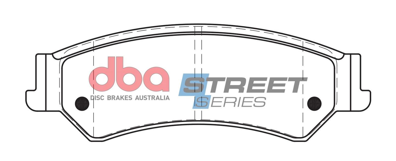 DBA SS STREET SERIES BRAKE PADS [ Ford 2005-2014 R ] - TecDoc Only