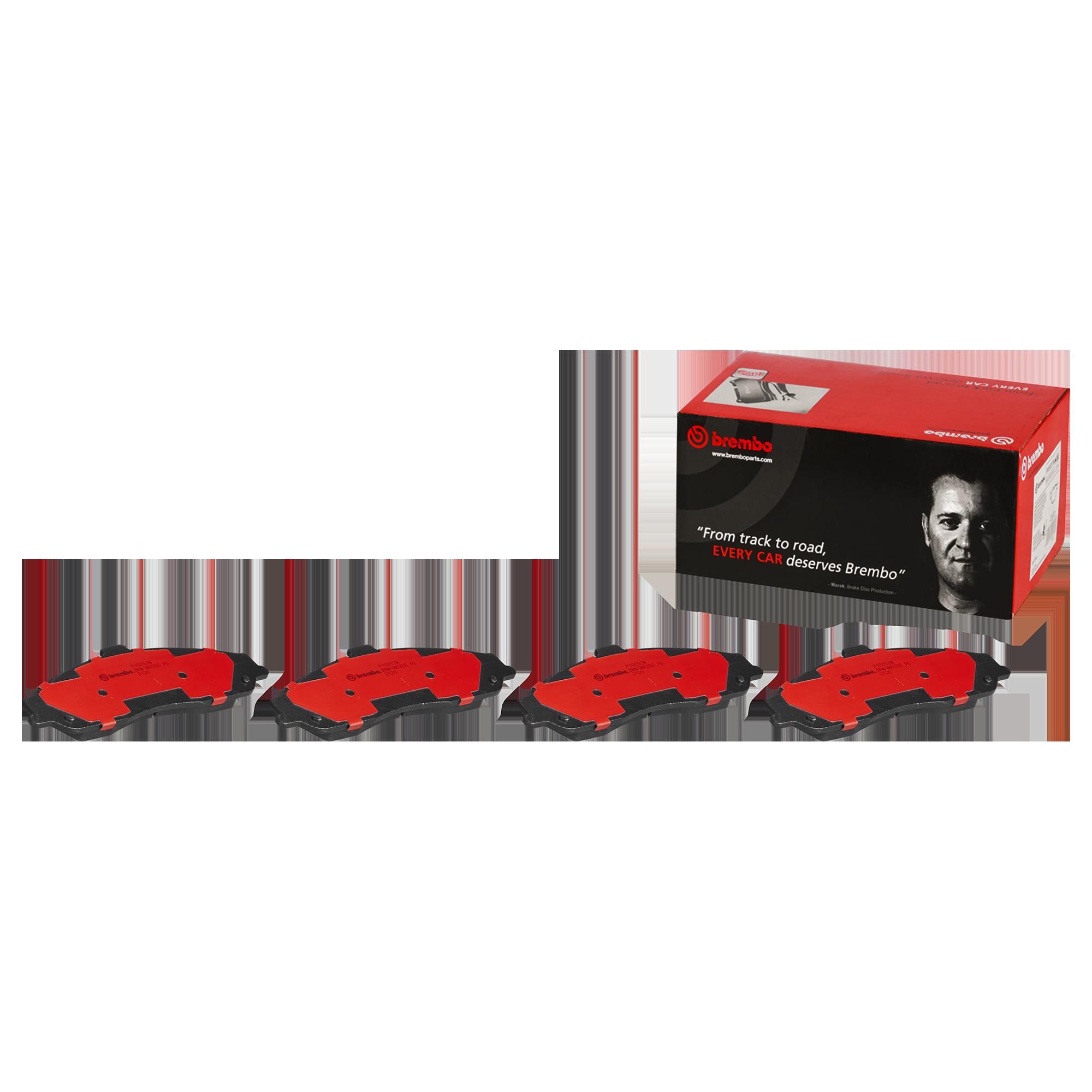 BREMBO DISC PAD -  FPV F6 FG 08-14 (FRT) - TecDoc 1