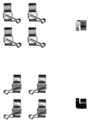 Juego de accesorios, balatas de frenos
