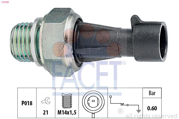 Oil Pressure Switch 7.0129