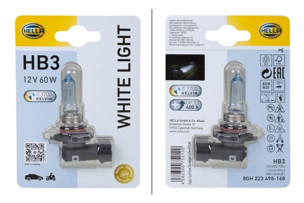 HB3 12V 60W P20D WHITE LIGHT BLI1