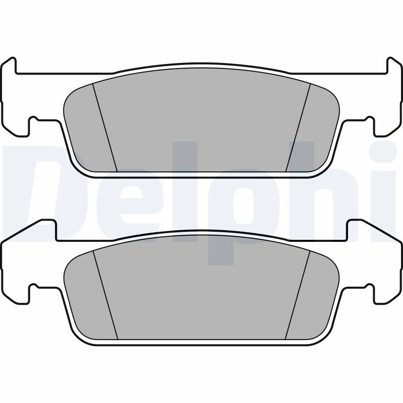 Brake Pad Set, disc brake LP2663