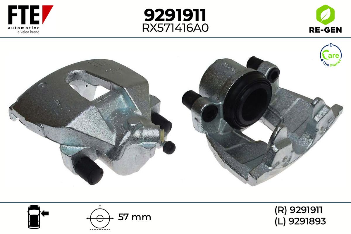 FTE 9291911 - Bremssattel