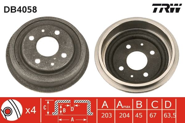 TAMBOUR DE FREIN  9900