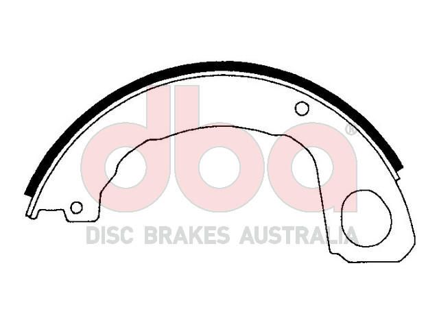 Street Series Brake Shoes [Isuzu [2pcs] Parking Brake 203.2mm] - TecDoc Only