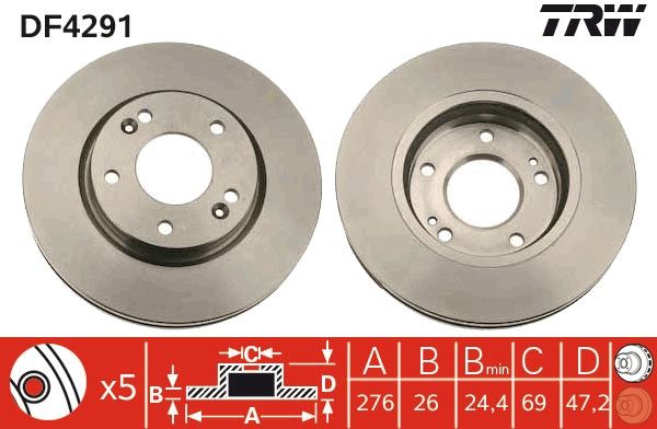 Brake Disc DF4291