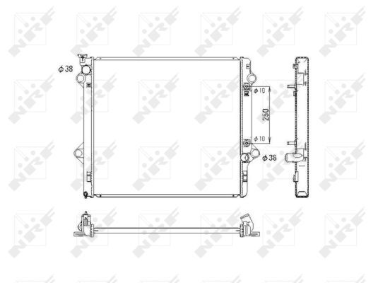 NRF 53575 Radiator, engine cooling