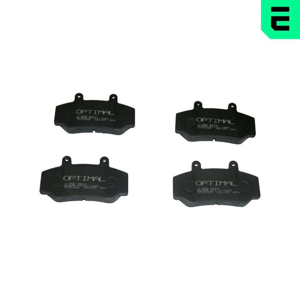 Bremsbelagsatz, Scheibenbremse