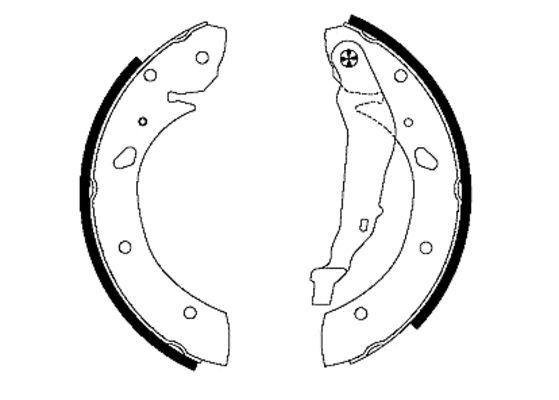 Brake Shoe Set 91053400