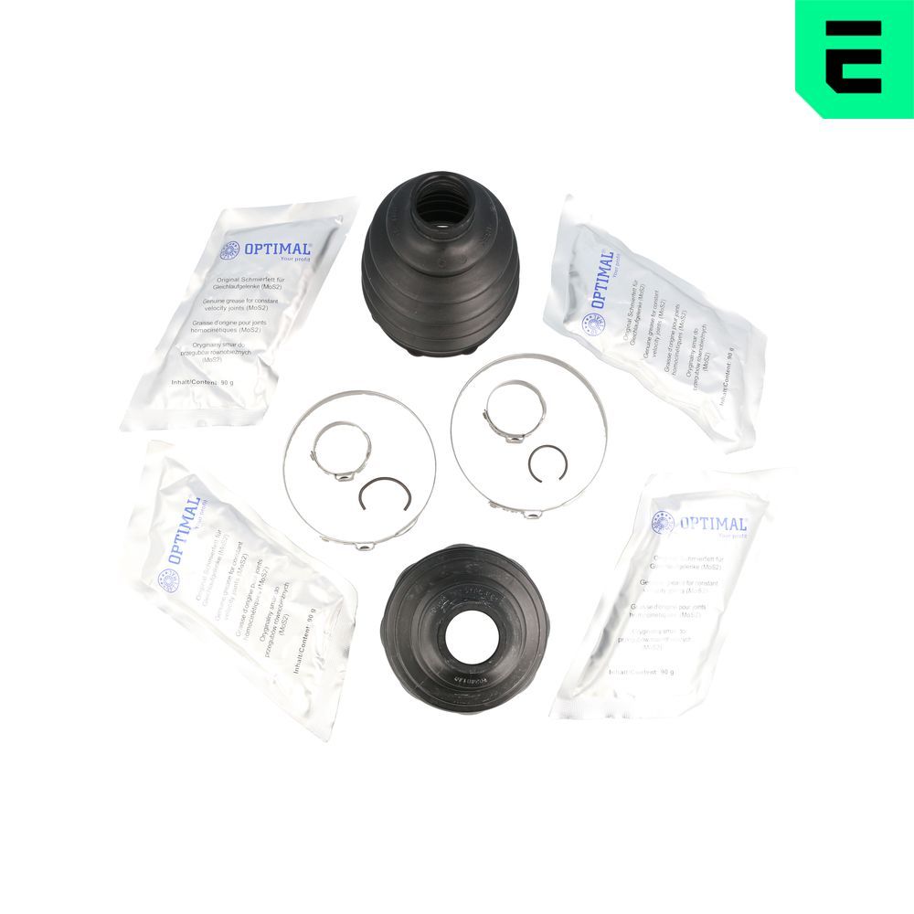 Faltenbalgsatz, Antriebswelle