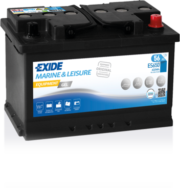 Bleigelbatterie Exide ES650 (G60) 12V 56Ah 460A/EN