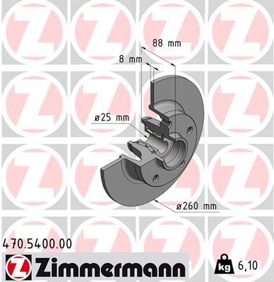 Brake Disc 470.5400.00