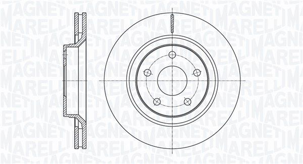 361302040824 MAGNETI MARELLI féktárcsa