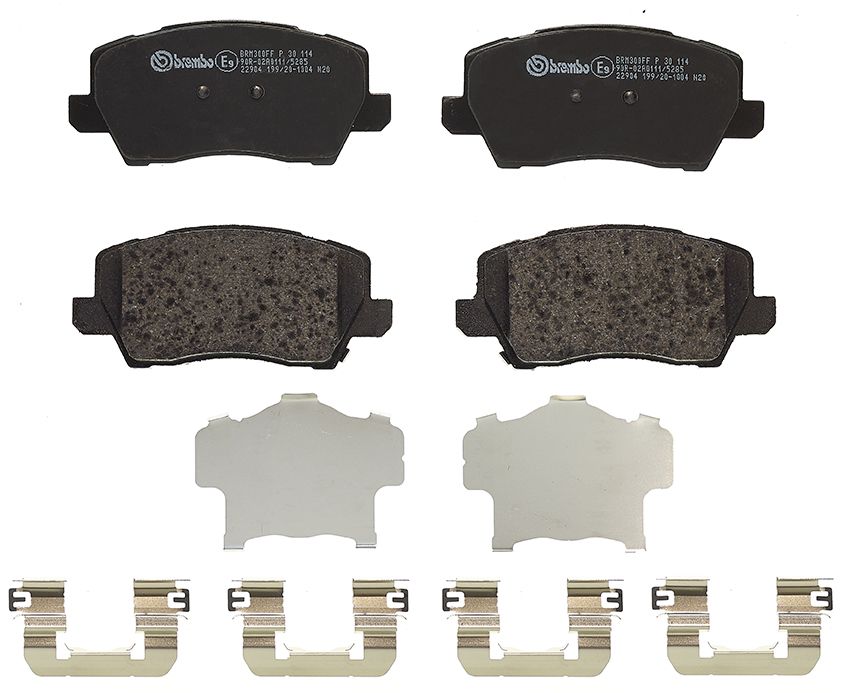 Brembo P 30 114 Bremsbelagsatz, Scheibenbremse