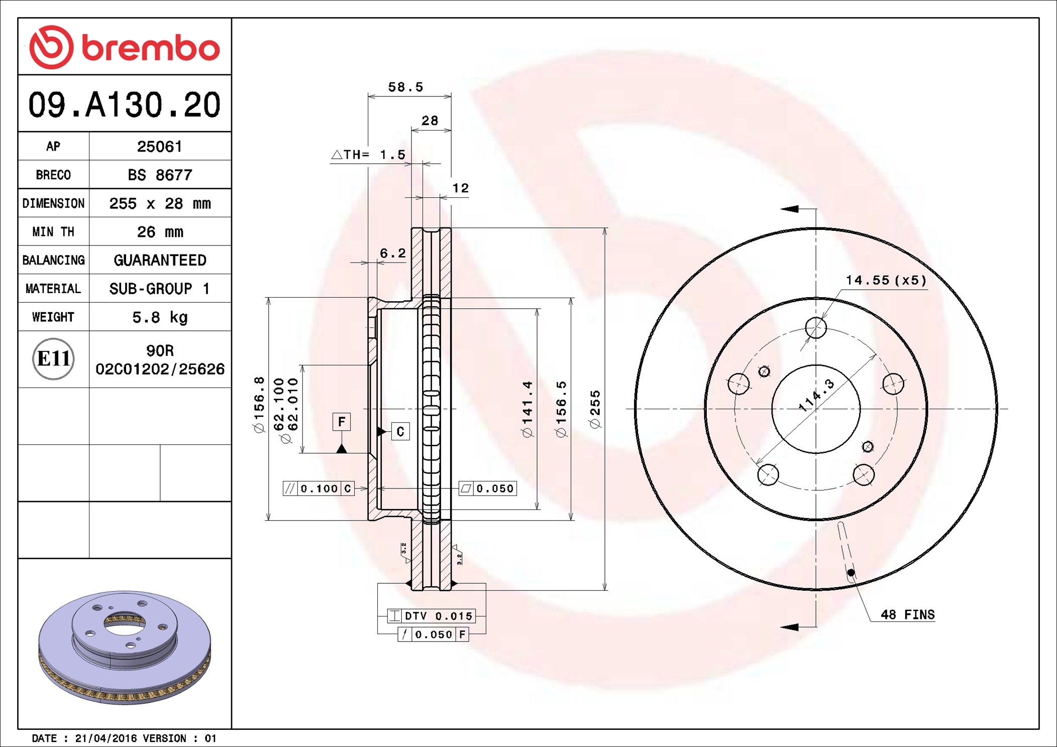 TOYOTA HILUX SR GGN15R 05-13 (FRT) - TecDoc 1