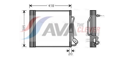 MCA5010D AVA QUALITY COOLING ** CLEVER FIT ** kondenzátor, klíma