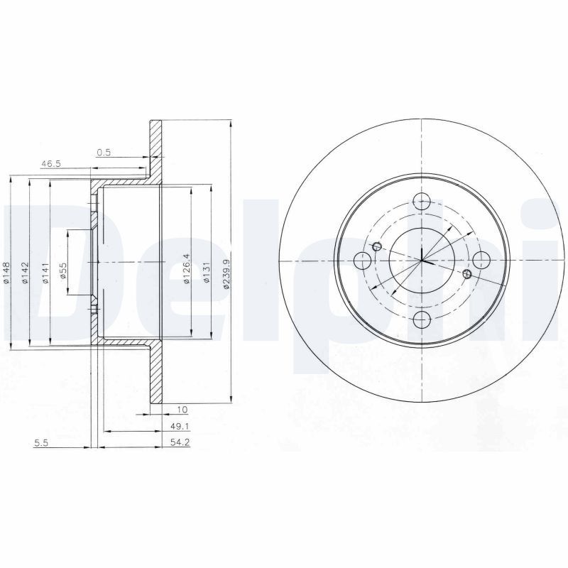 Brake Disc BG4050