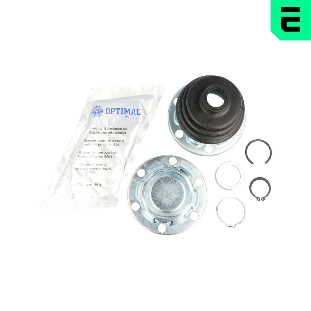 Faltenbalgsatz, Antriebswelle