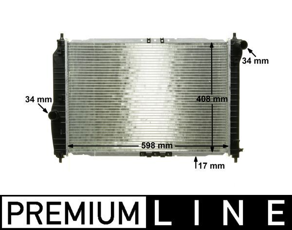Radiador, refrigeración del motor