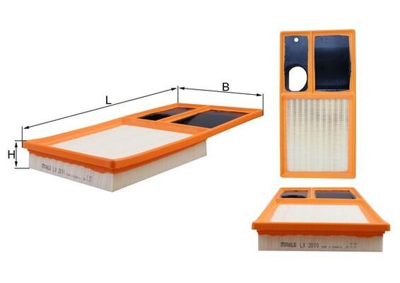 KNECHT LX 2010 - Luftfilter