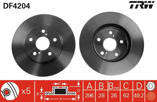 PAIRE DE DISQUES  9900