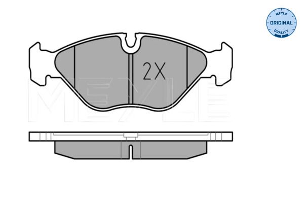 Bremsbelagsatz, Scheibenbremse
