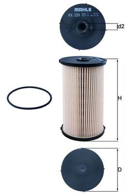 Fuel Filter KX 220D